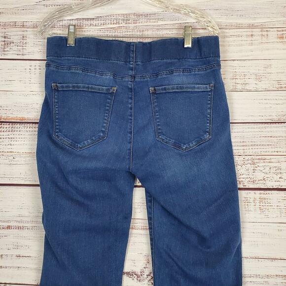 NYDJ Alina Pull on Ankle Jeans Stretch Straight Lift Tuck Comfy Pants Size 12 - Picture 5 of 13
